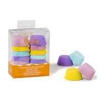 Cápsulas para cupcakes mini de colores pastel - Decora - 200 unidades