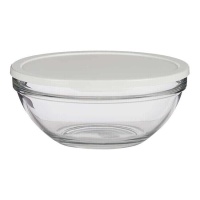 Tupper de 2500 ml de cristal redondo