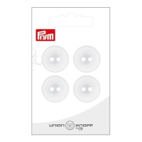 Botones blancos de 2 cm con dos agujeros - Prym - 4 unidades