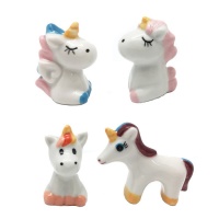 Figuras para roscón de Unicornios de 3 a 3,5 cm - Dekora - 50 unidades