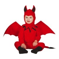 Disfraz de diablo con alas para bebé