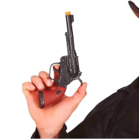 Pistola de cowboy negra - 20 cm