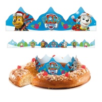 Coronas para roscón de reyes de la Patrulla Canina - Dekora - 100 unidades