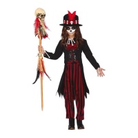 Disfraz de brujo vudu elegante infantil