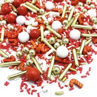 Sprinkles de Holly Jolly de 90 gr - Happy Sprinkles