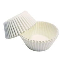 Cápsulas para cupcakes mini blancas - PME - 100 unidades