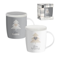 Taza de 350 ml Bon Nadal nordic con filtro para té - 1 unidad