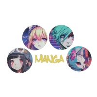 Confeti de Manga de madera de 5 cm