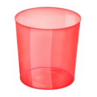 Vaso de 330 ml de plástico rojo o negro para mojito - 10 unidades