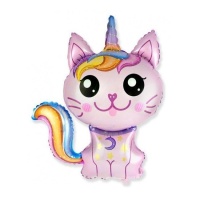 Globo de Gato Unicornio de 88 x 73 cm - Conver Party