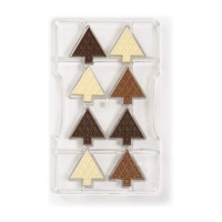 Molde de abeto navideño para chocolate - Decora - 8 cavidades