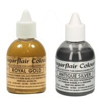 Colorante para aerógrafo metalizado de 60 ml - Sugarflair