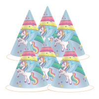 Sombreros de Unicorn Magic - 6 unidades