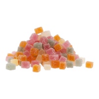 Mini cubos jelly surtido de colores sin gluten de 1 kg - Dekora