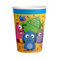 Vaso de Monstruos de 250 ml - 8 unidad