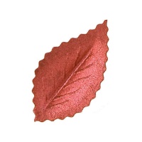 Obleas de hojas rojas metalizadas de 4,2 cm - Dekora - 400 unidades