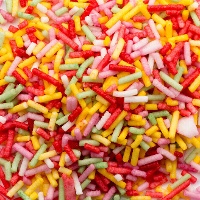 Sprinkles de fideos de colores de 65 gr - Carmencita