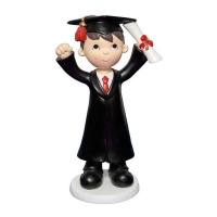 Figura de graduación niño