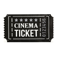 Servilletas de cinema de 20 x 16,5 cm - 20 unidades