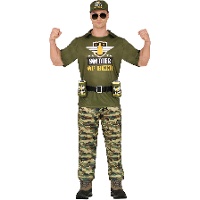 Disfraz de soldado beer para hombre