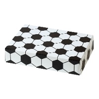 Caja de 23,5 x 16 x 5 cm de fútbol