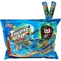 Caramelos con chasquidos Trueno Pop pintalenguas de 2 gr - 200 unidades