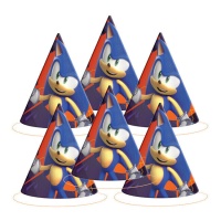 Sombreros de Sonic prime - 6 unidades