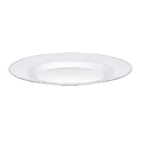 Plato de 27,5 cm transparente redondo - 1 unidad