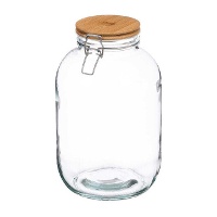 Tarro de 4 L hermético bambú