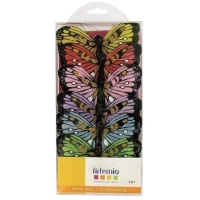 Set de mariposas de 8 x 4,5 cm - 6 unidades