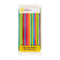 Palitos para cake pops de 20 cm de colores - 100 unidades