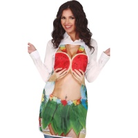 Delantal de hawaiana para mujer