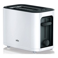 Tostador 2 ranuras pan de molde - Braun HT3000WH