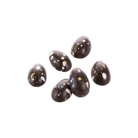 Molde para huevos de chocolate de 24 x 18,5 x 1,5 cm - Silikomart - 18 cavidades