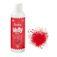 Spray comestible efecto aterciopelado rojo de 100 ml - Decora