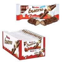 Kinder bueno de chocolate con leche - 30 unidades