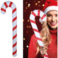 Bastón de Navidad hinchable de 90 cm