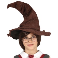 Sombrero de mago marrón infantil