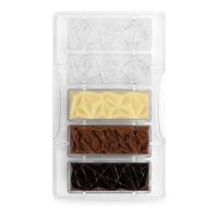 Molde de barras Serena para chocolate de 20 x 12 cm - Decora - 5 cavidades