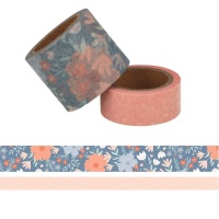 Washi tape de flores y topos - 5 m