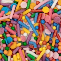 Sprinkles de confeti, palitos y bolitas de 76 gr - PME