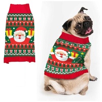 Jersey de Navidad de Papá Noel Ho ho ho para perro