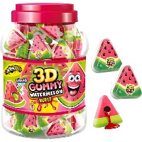 Sandía de gominola rellena de 18 gr - 60 unidades