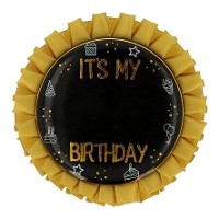 Chapa de cumpleaños personalizable