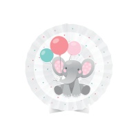 Centro de mesa de Elephant Baby Girl