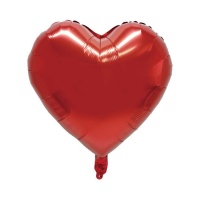 Globo de corazón rojo de 45 cm