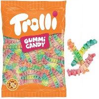 Ciempiés de gominola con pica pica - trolli - 1 kg