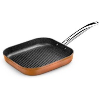 Sartén grill de 28 x 28 cm rayada Copper - Monix