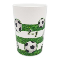Vasos de fútbol reutilizables de 230 ml - 2 unidades