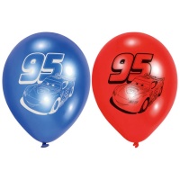 Globos de látex de Cars de 22,8 cm - Amscan - 6 unidades